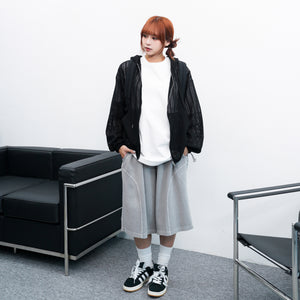 [UNISEX] 明車線BERMUDA COTTON PANTS/ 2色