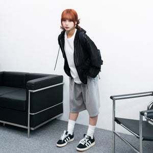 [UNISEX] 明車線BERMUDA COTTON PANTS/ 2色