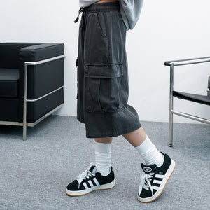 [UNISEX] PIGMENT CARGO BERMUDA PANTS/ 2色