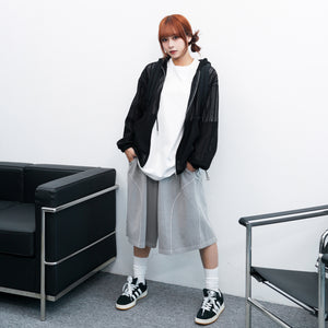 [UNISEX] 明車線BERMUDA COTTON PANTS/ 2色