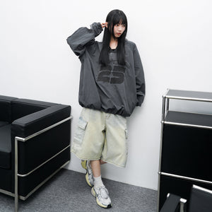 [UNISEX] 有插袋! 水洗系列AIRPORT 25 NYLON V-NECK SWEATSHIRT/ 2色