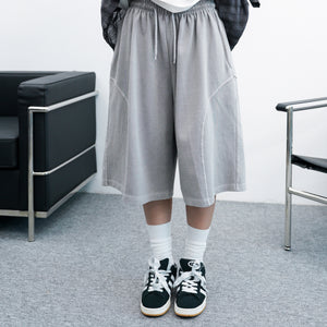 [UNISEX] 明車線BERMUDA COTTON PANTS/ 2色