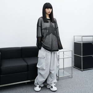 [UNISEX] Big Cargo Nylon Pants/ 2色