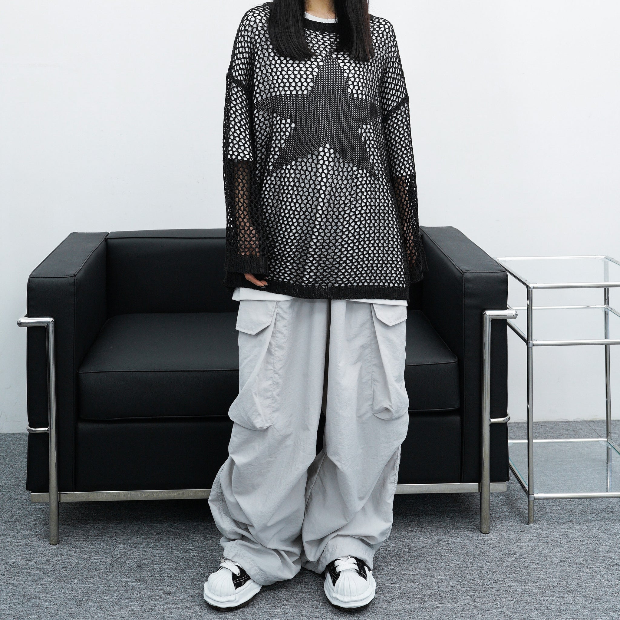 [UNISEX] Big Cargo Nylon Pants/ 2色