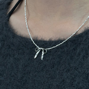 Ribbon Necklace/ 1色