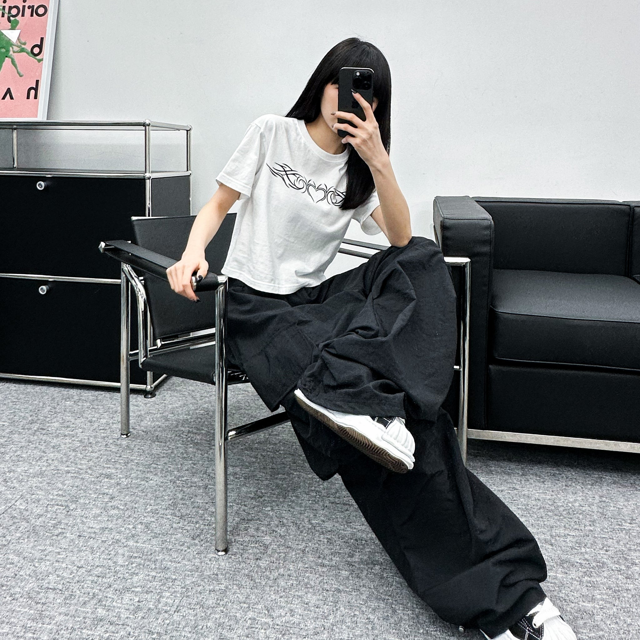 [UNISEX] Big Cargo Nylon Pants/ 2色