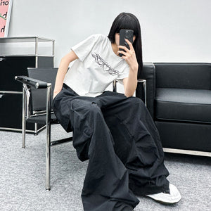 [UNISEX] Big Cargo Nylon Pants/ 2色