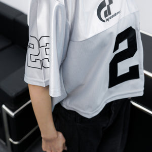 [BEST] NO.23 SEMI-CROP JERSEY TEE/ 2色