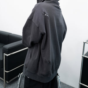 [UNISEX] Damage Oversize Jacket/ 2色