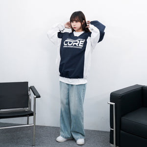 [UNISEX] CORE NYLON V-NECK SWEATSHIRT/ 3色