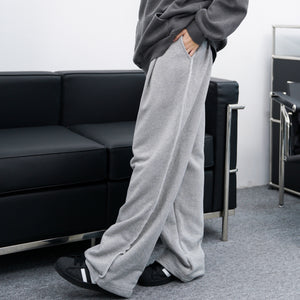 [UNISEX] Line-cut&Pin-tuck Banding Sweatpants/ 1色