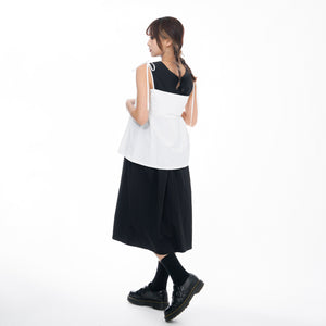 2WAY 3RIBBONS TANK TOP LAYERED DRESS/ 2色