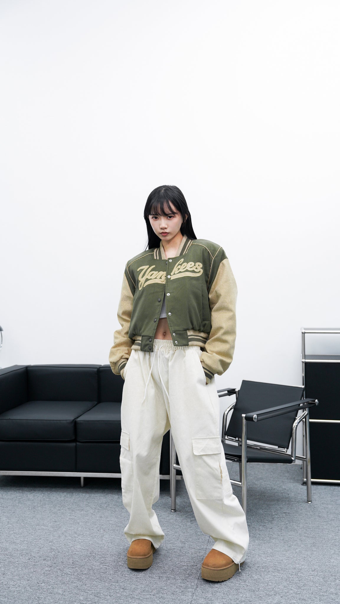 [UNISEX] String Cargo Pants/ 5色