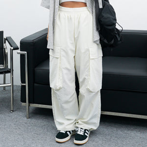 [UNISEX] SWAY BALLON CARGO NYLON PANTS/ 4色