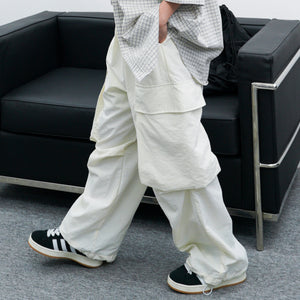 [UNISEX] SWAY BALLON CARGO NYLON PANTS/ 4色