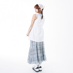 FIELD SHIRRING SLEEVELESS BLOUSE/ 3色