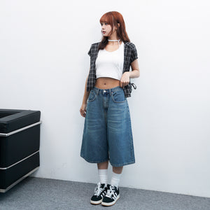 [BEST] 女生必入DAILY EASY BERMUDA DENIM PANTS/ 2色