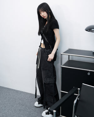 [UNISEX] 重磅MULTI-CARGO WORKER DENIM PANTS/ 1色