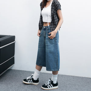 [BEST] 女生必入DAILY EASY BERMUDA DENIM PANTS/ 2色