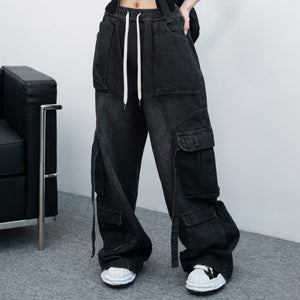 [UNISEX] 重磅MULTI-CARGO WORKER DENIM PANTS/ 1色