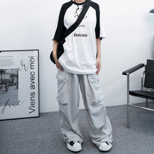 [UNISEX] Big Cargo Nylon Pants/ 2色