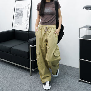 [UNISEX] String Cargo Pants/ 5色