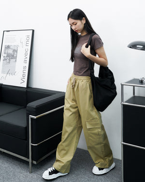 [UNISEX] String Cargo Pants/ 5色