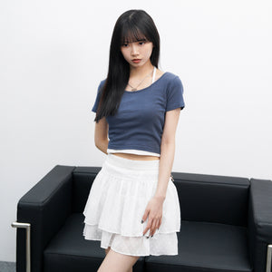 NANA LAYERED FRILL SKIRT PANTS/ 2色