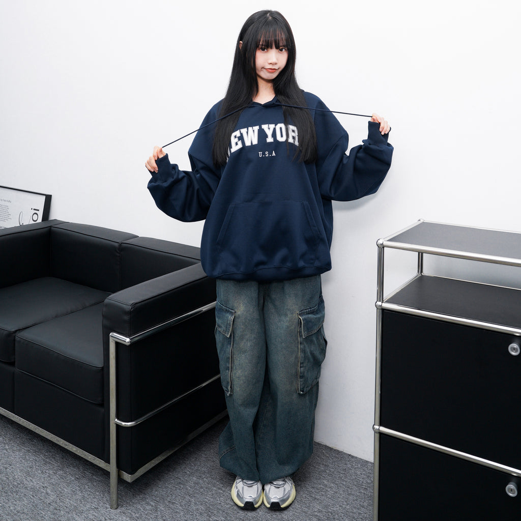 [UNISEX] BEST! NEW YORK HOODIE/ 3色