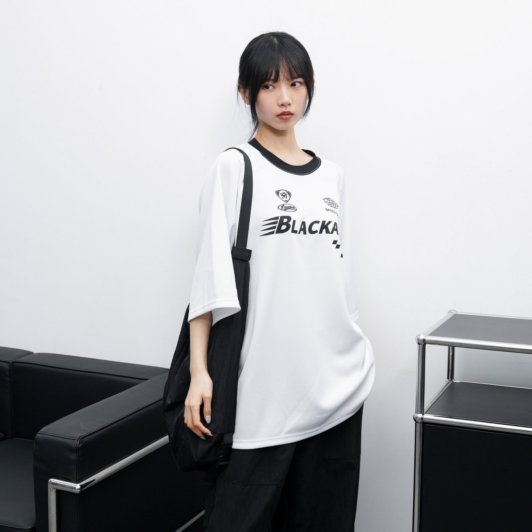 [UNISEX] BLACKAIR JERSEY TEE/ 2色