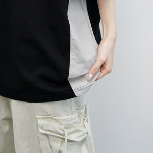 [UNISEX] SHARP OVERSIZE T-SHIRT/ 2色