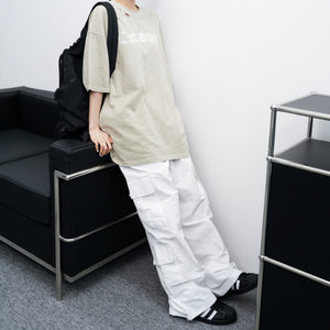 [UNISEX] MULTI CARGO NYLON PANTS/ 3色