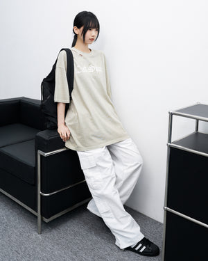 [UNISEX] MULTI CARGO NYLON PANTS/ 3色