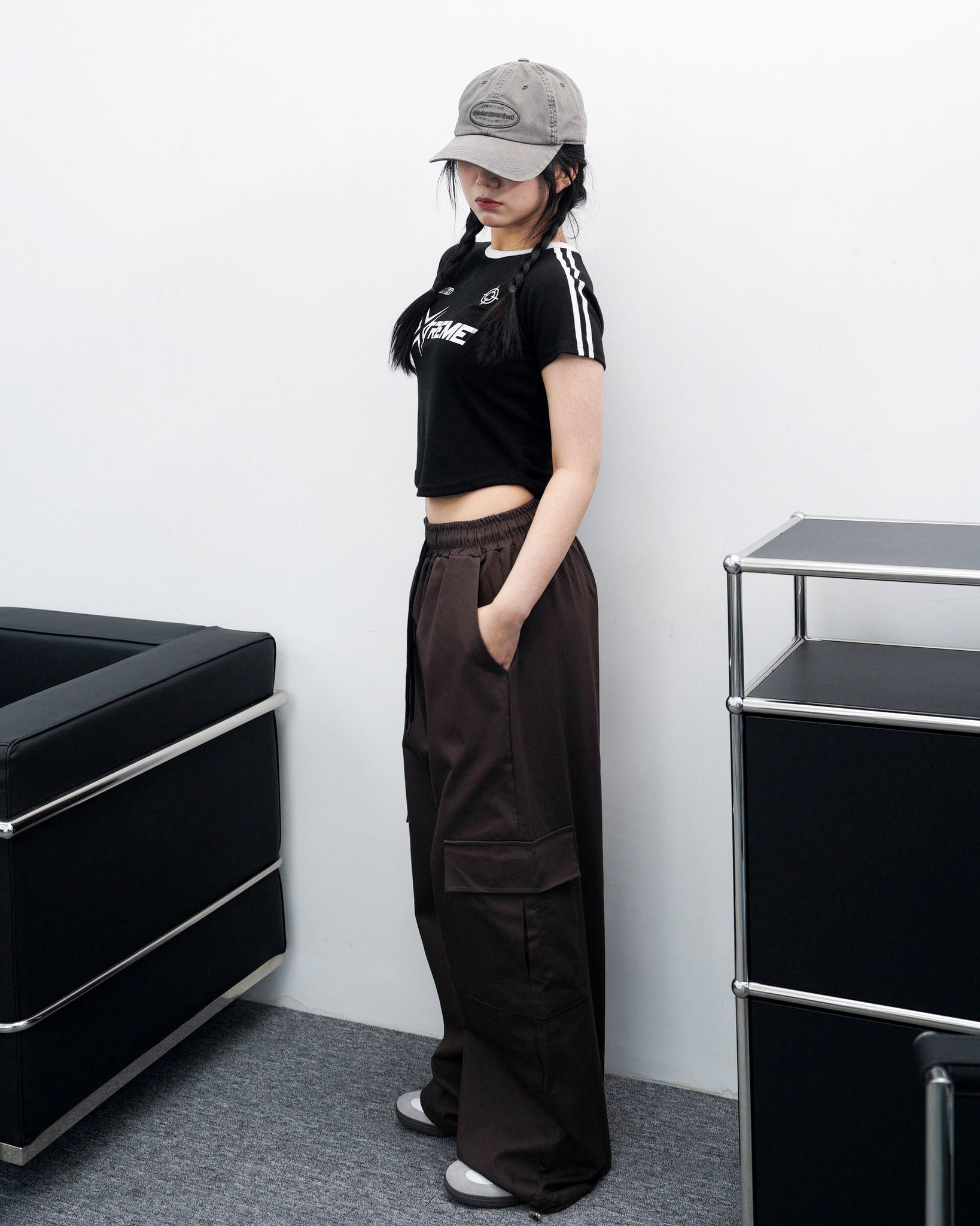 [UNISEX] String Cargo Pants/ 5色