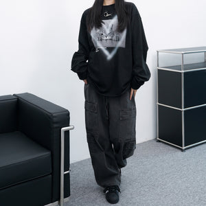 [UNISEX] Pigment Washed Multi Cargo Pants/ 2色