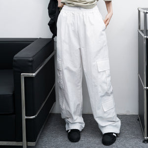 [UNISEX] MULTI CARGO NYLON PANTS/ 3色