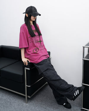 [UNISEX] MULTI CARGO NYLON PANTS/ 3色