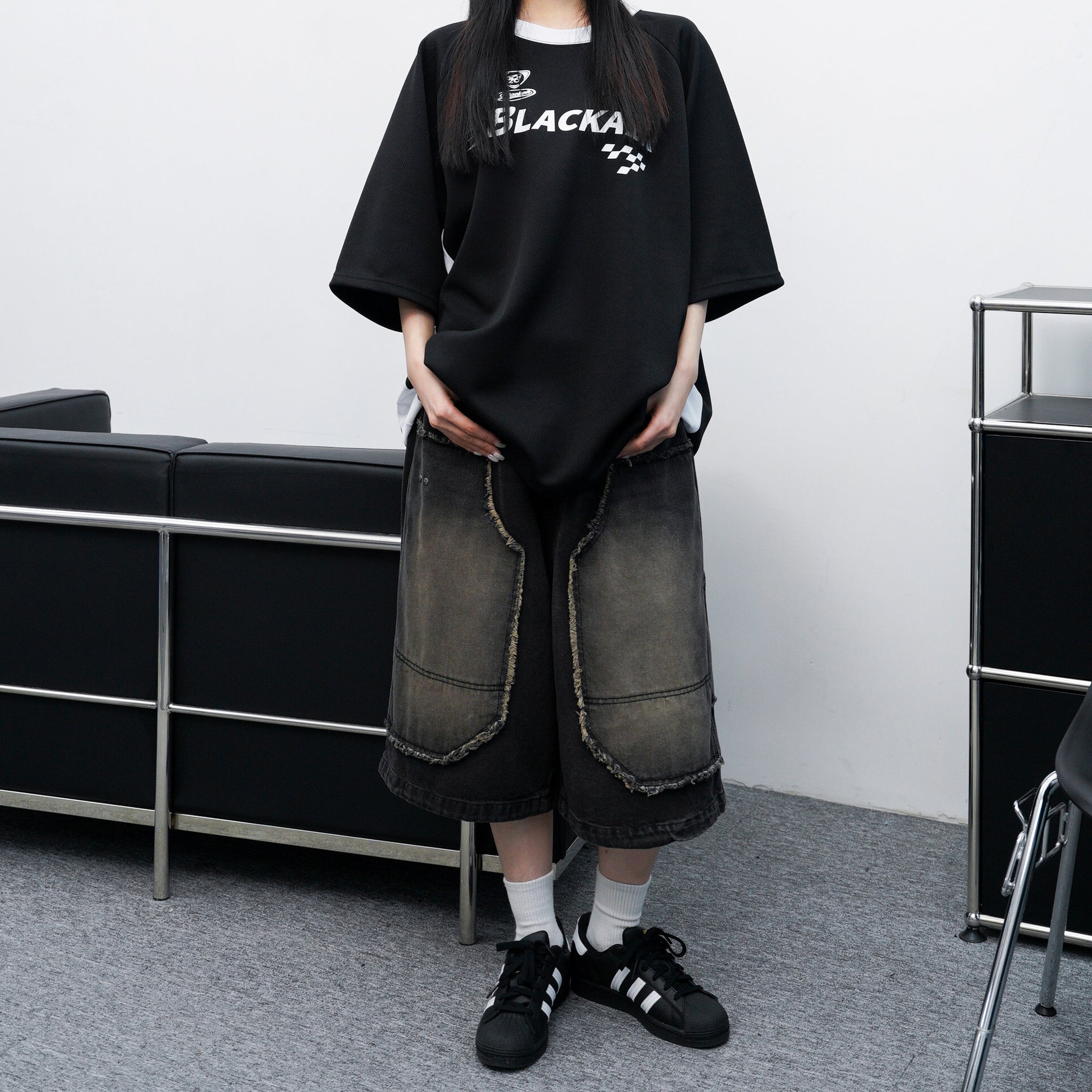 [UNISEX] BLACKAIR JERSEY TEE/ 2色