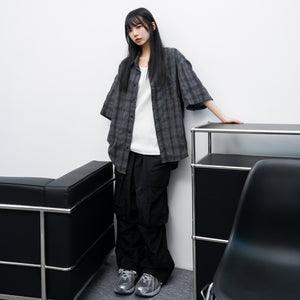 [UNISEX] SWAY BALLON CARGO NYLON PANTS/ 4色