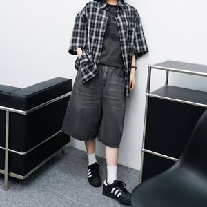 [UNISEX] BEST WEEKDAY LOOSE-FIT CHECKERED SHIRT/ 3色