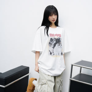 [UNISEX] HIGHWAY TO HEAVEN OVERSIZE TEE/ 2色