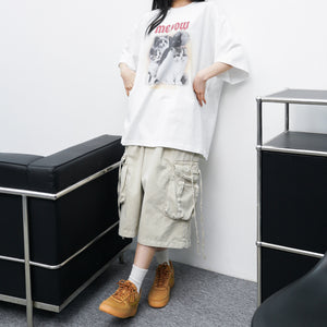 [UNISEX] HIGHWAY TO HEAVEN OVERSIZE TEE/ 2色