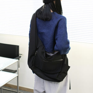 [UNISEX] Canvas Cross Bag/ 1色