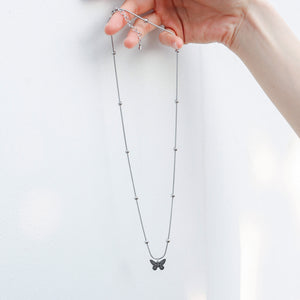 Butterfly Pendant Necklace/ 1色