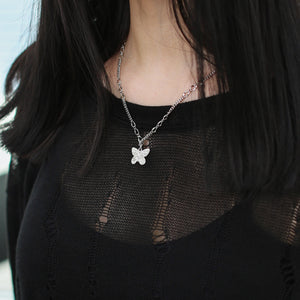Butterfly Link Chain Necklace/ 1色