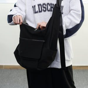 [UNISEX] Canvas Cross Bag/ 1色